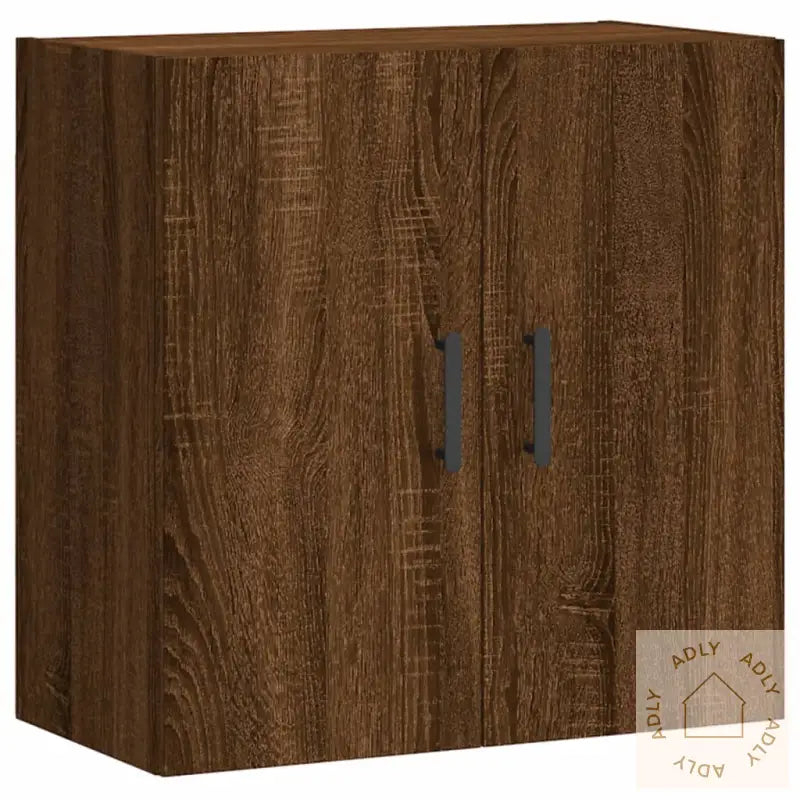 Veggskap Brun Eik 60X31X60 Cm Konstruert Tre