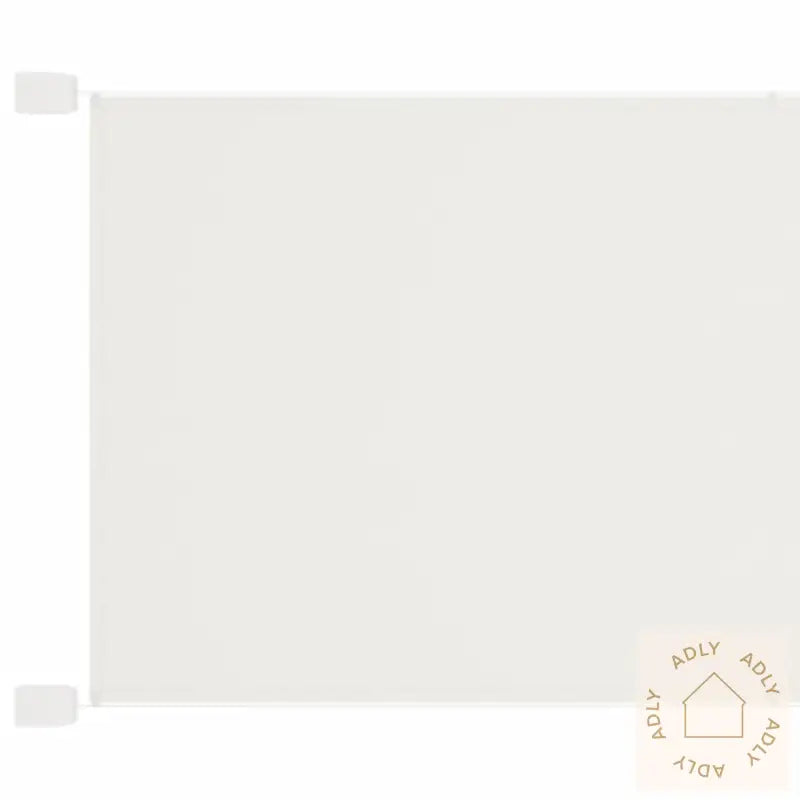 Vertikal Markise Hvit 60X600 Cm Oxfordstoff