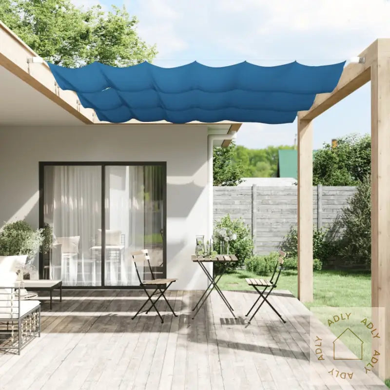 Vertikal Markise Blå 60X270 Cm Oxfordstoff