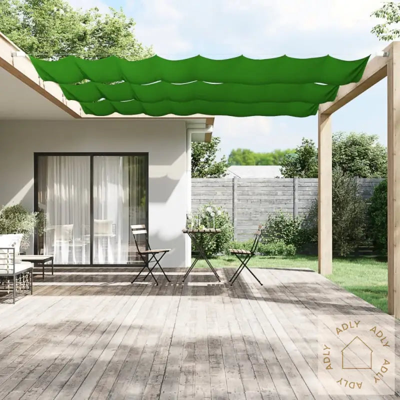 Vertikal Markise Lysegrønn 100X600 Cm Oxfordstoff