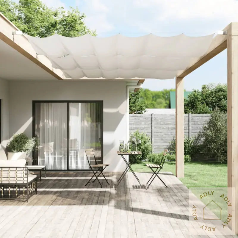 Vertikal Markise Hvit 140X270 Cm Oxfordstoff