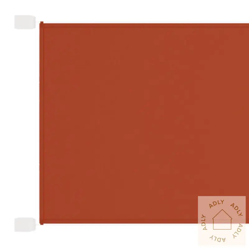 Vertikal Markise Terrakotta 140X600 Cm Oxfordstoff