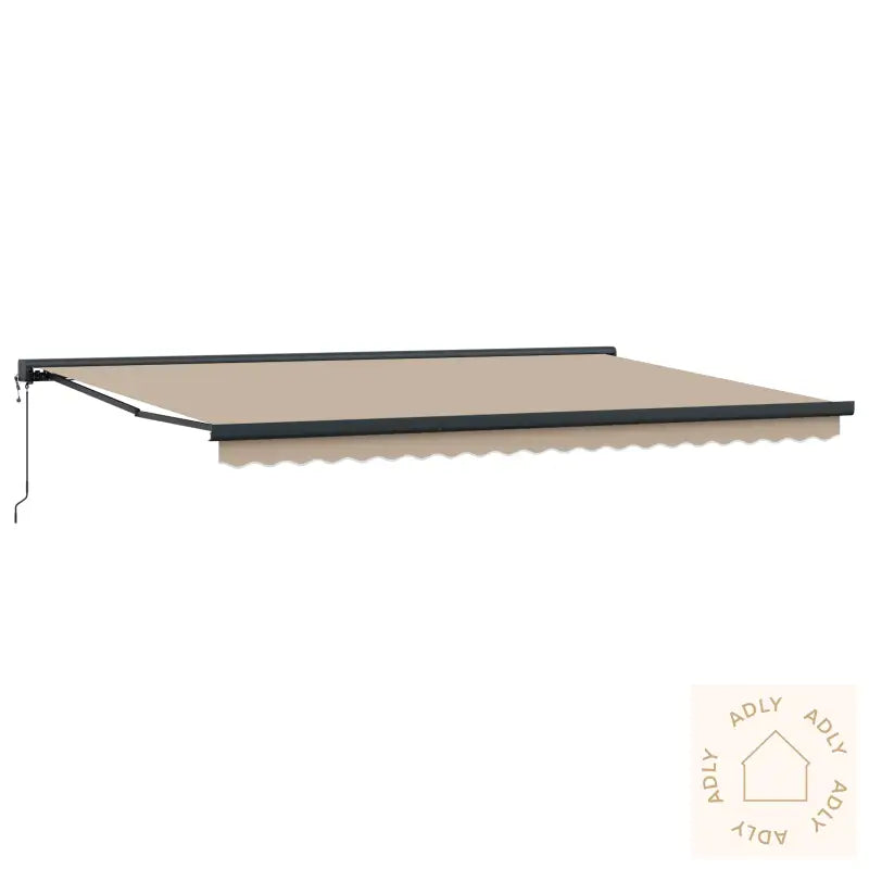 Automatisk Uttrekkbar Markise Beige 500X300 Cm