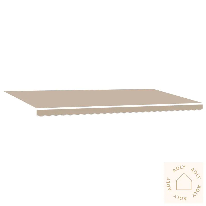 Erstatningsmarkise For 6X3 M Ramme Beige