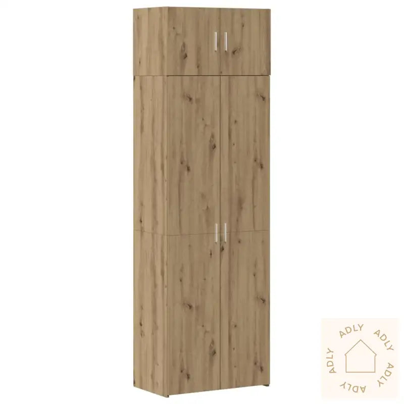 Lagringsskap Eik 70X42.5X225 Cm Konstruert Tre