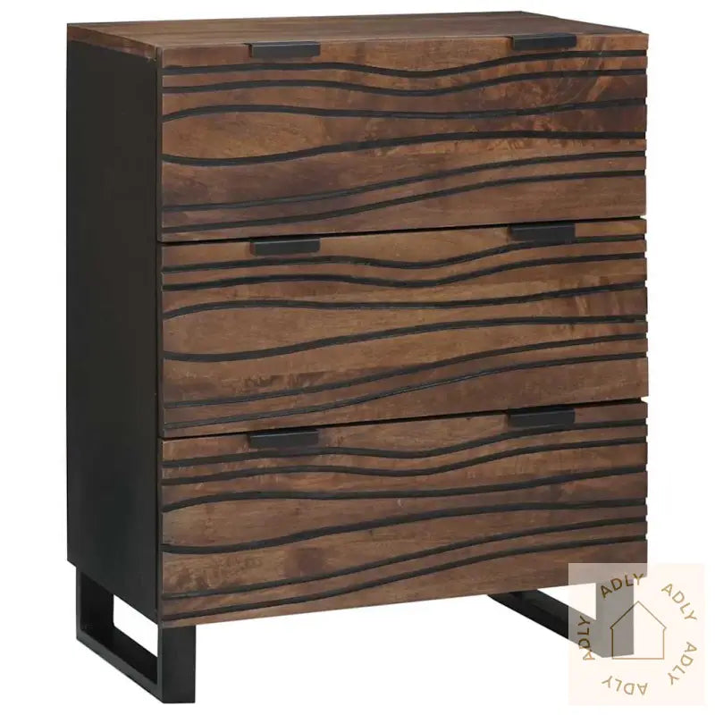Sidebord - 60X33.5X75 Cm, Laget Av Solid Mangotre