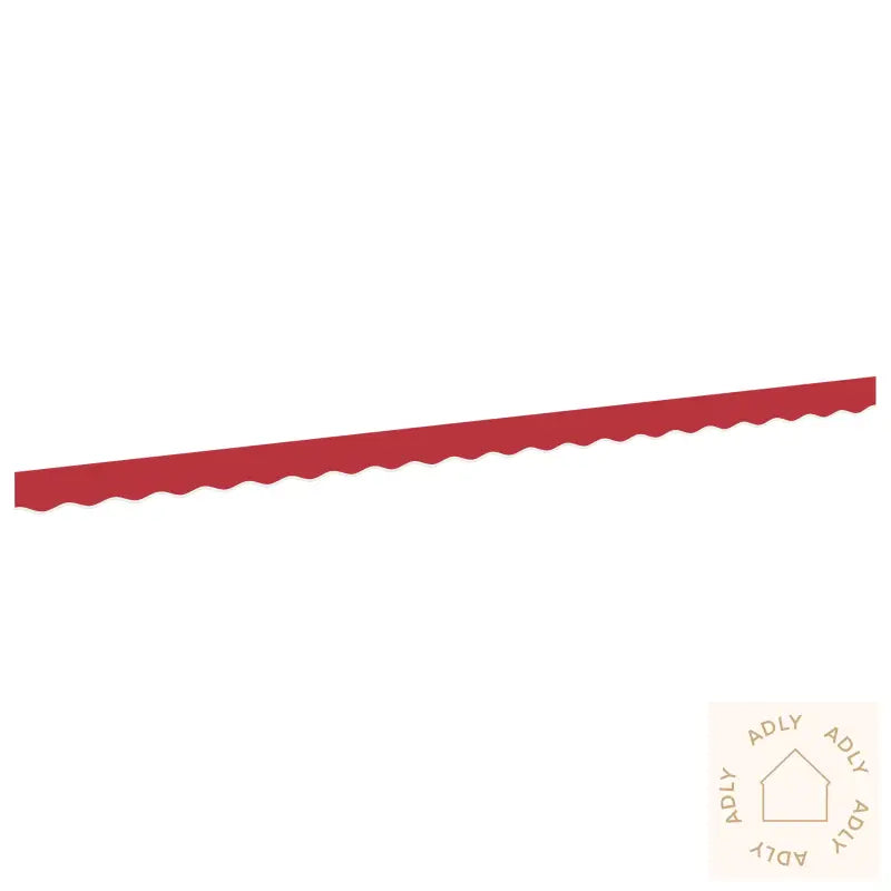 Markise Valance For 5 M Ramme Rød 4.8X0.2 M