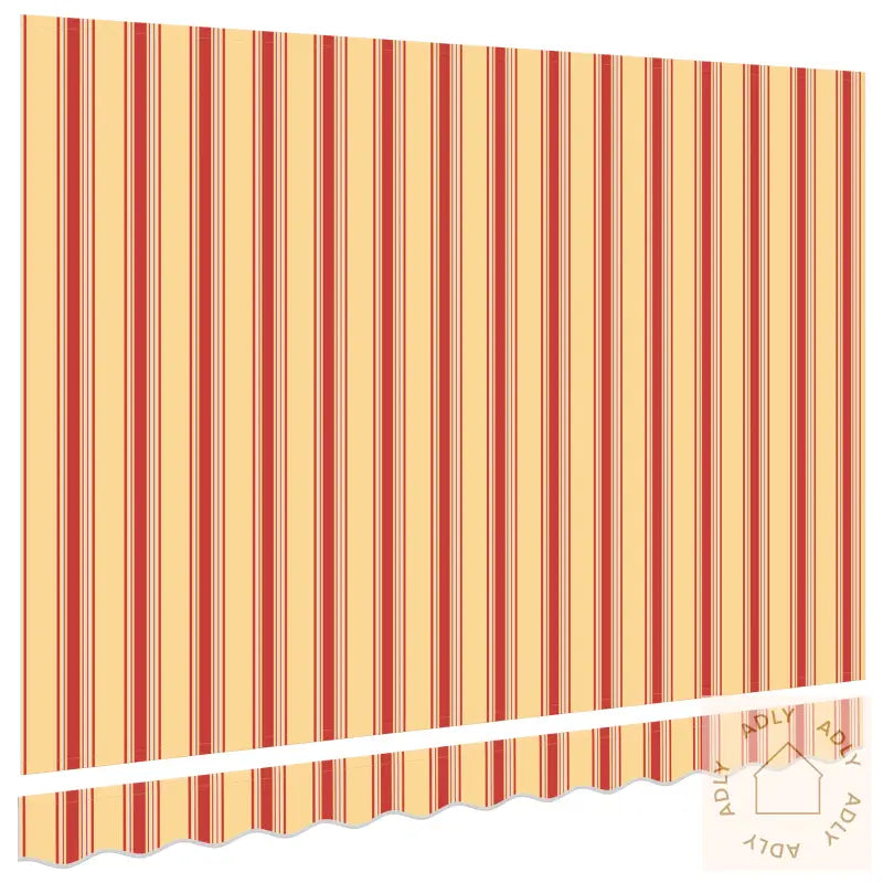 Markiseerstatningsduk For 2.5X2 M Ramme Med Stripemønster