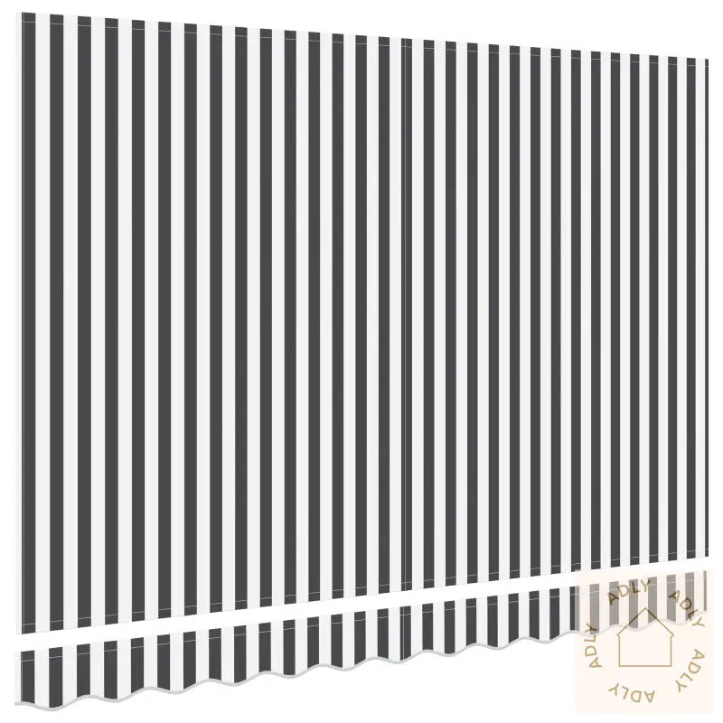 Markiseerstatning For 3.5X2 M Ramme Antrasitt Og Hvit
