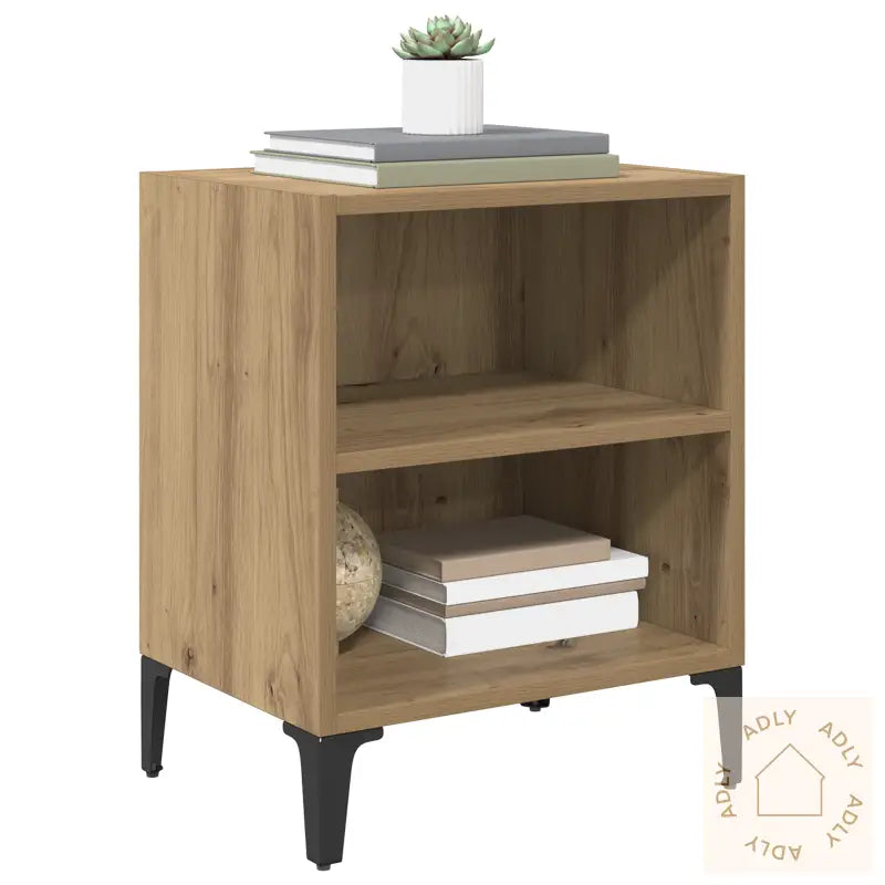 Nattbord 2 Stk Artisan Eik 40X30X50 Cm Konstruert Tre