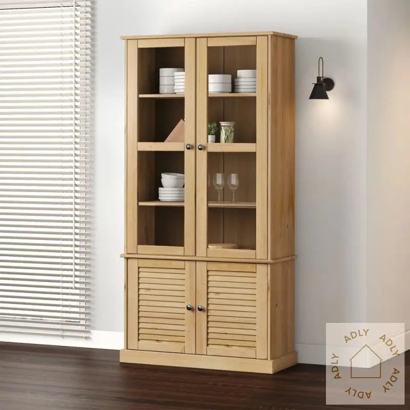 Vitrine Vigo 85X35X170 Cm Heltre Furu