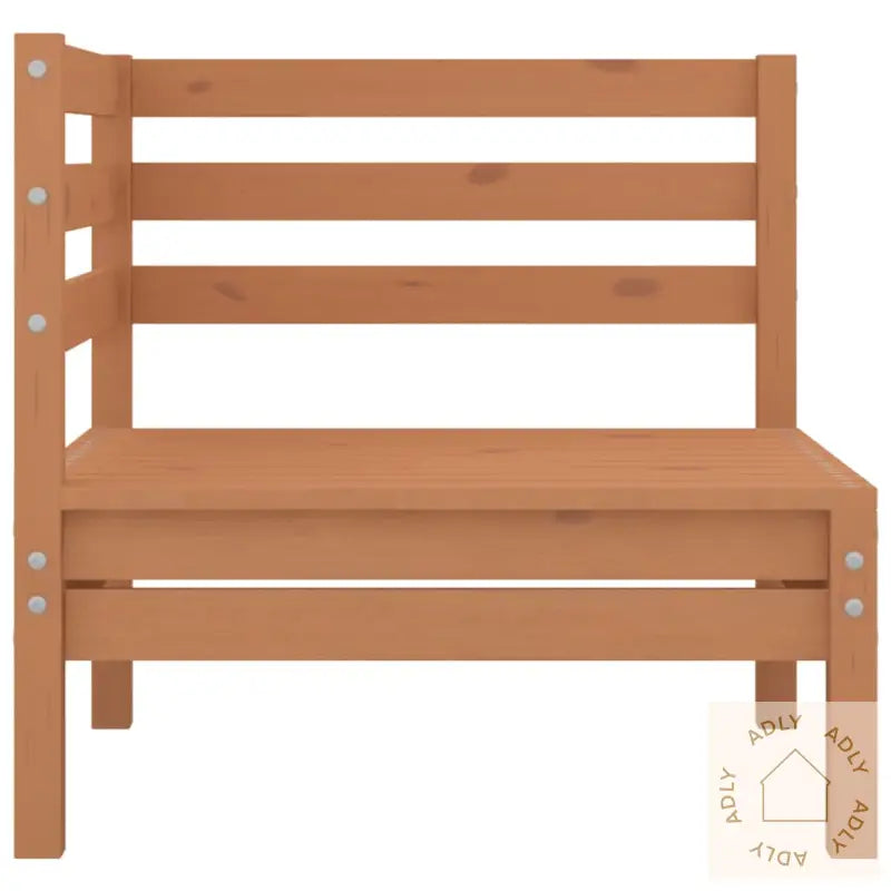 2-Seters Hagesofa Honningbrun Heltre Furu