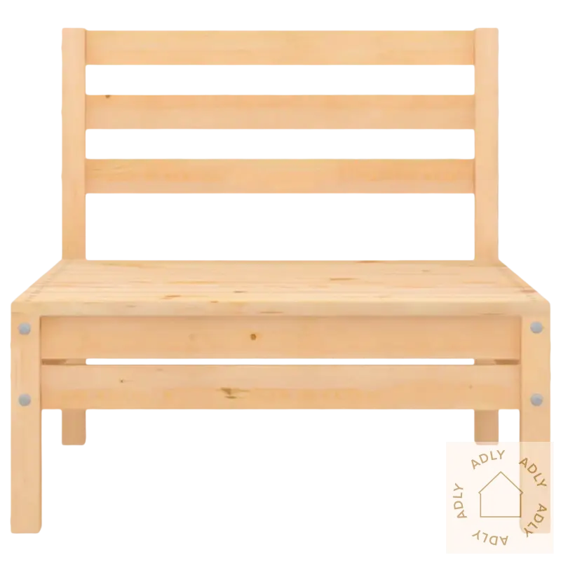 Tre-stol med heltre furu for hagemøbler og modulært design i hagesofa sett