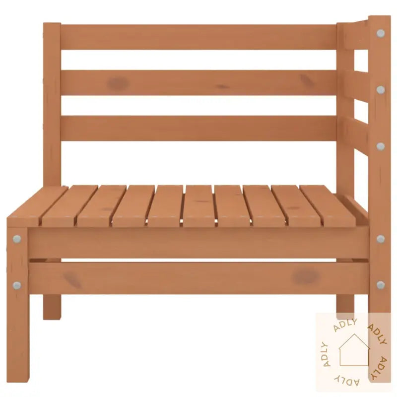 2-Seters Hagesofa Honningbrun Heltre Furu