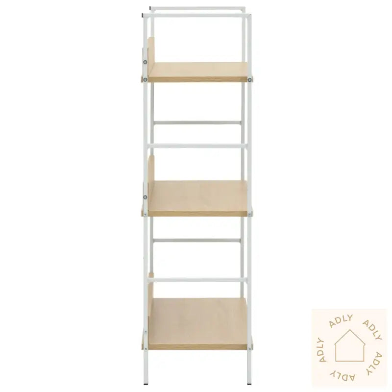 Bokhylle 3 Lag Eik 60X27,6X90,5 Cm Konstruert Tre