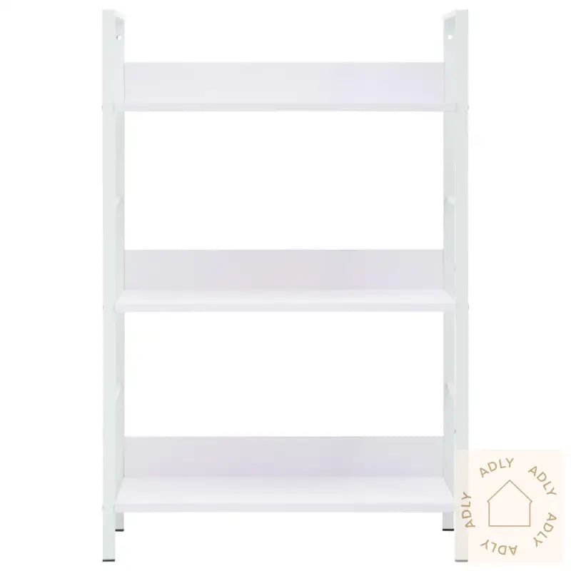 Bokhylle 3 Lag Hvit 60X27,6X90,5 Cm Konstruert Tre