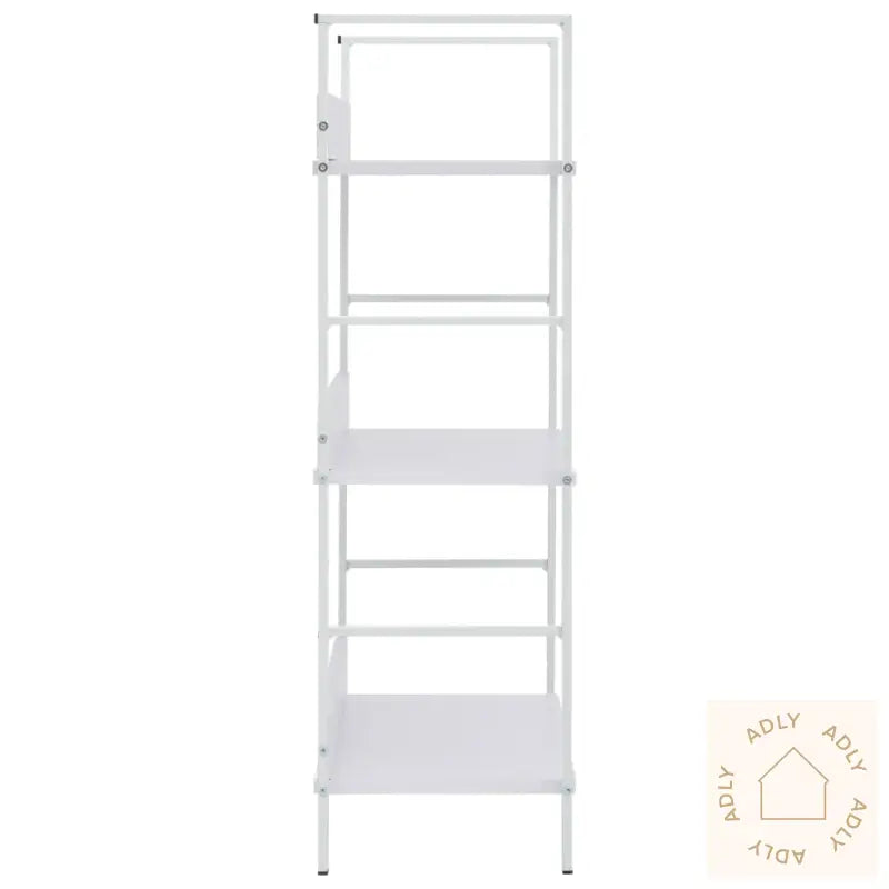 Bokhylle 3 Lag Hvit 60X27,6X90,5 Cm Konstruert Tre