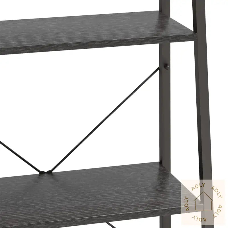 Gulvhylle 3 Etasjer Svart 56X35X108 Cm