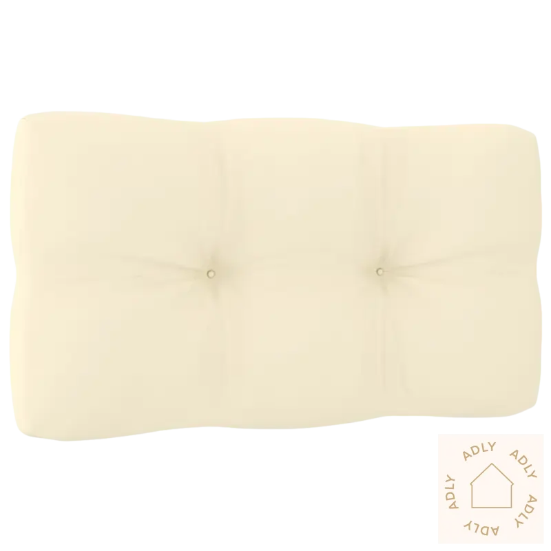 Rectangular heltre furu flotte button-tufted pute, perfekt for rustikk sjarm i stuen