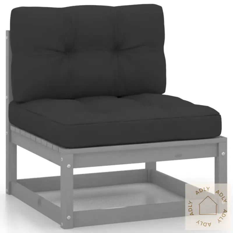 Hagesofa Med Puter 3-Seters Heltre Furu