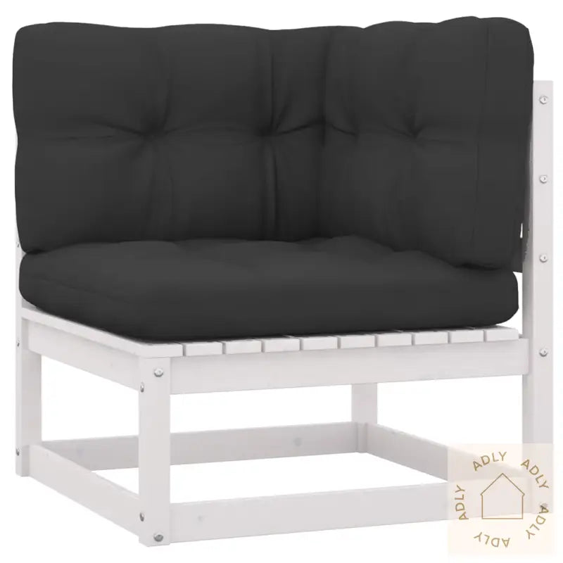 Hagesofa Med Puter 3-Seters Heltre Furu
