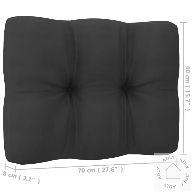 Hagesofa Med Puter 3-Seters Heltre Furu