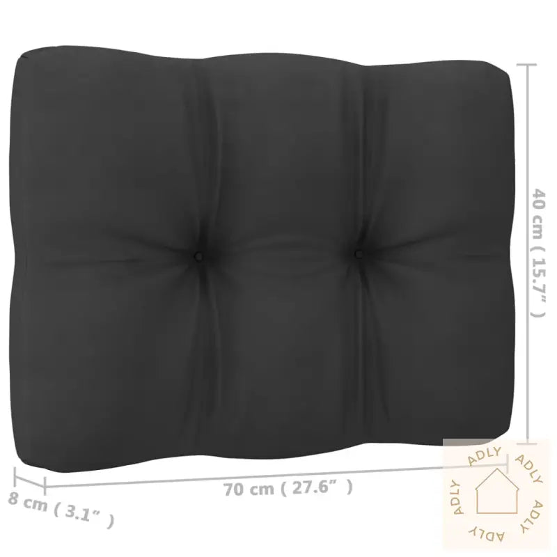 Hagesofa Med Puter 3-Seters Heltre Furu