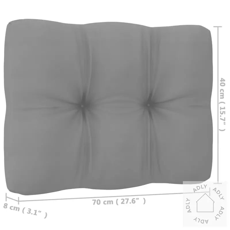 Hagesofa Med Puter 3-Seters Heltre Furu