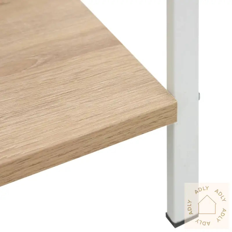 Bokhylle 4 Lag Eik 60X27,6X124,5 Cm Konstruert Tre