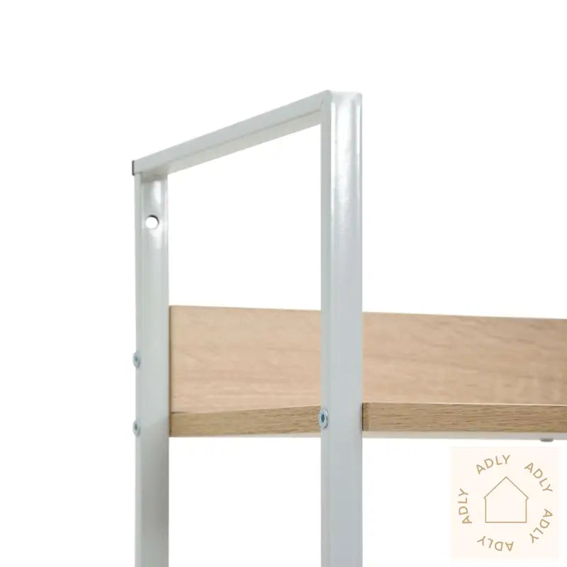 Bokhylle 4 Lag Eik 60X27,6X124,5 Cm Konstruert Tre