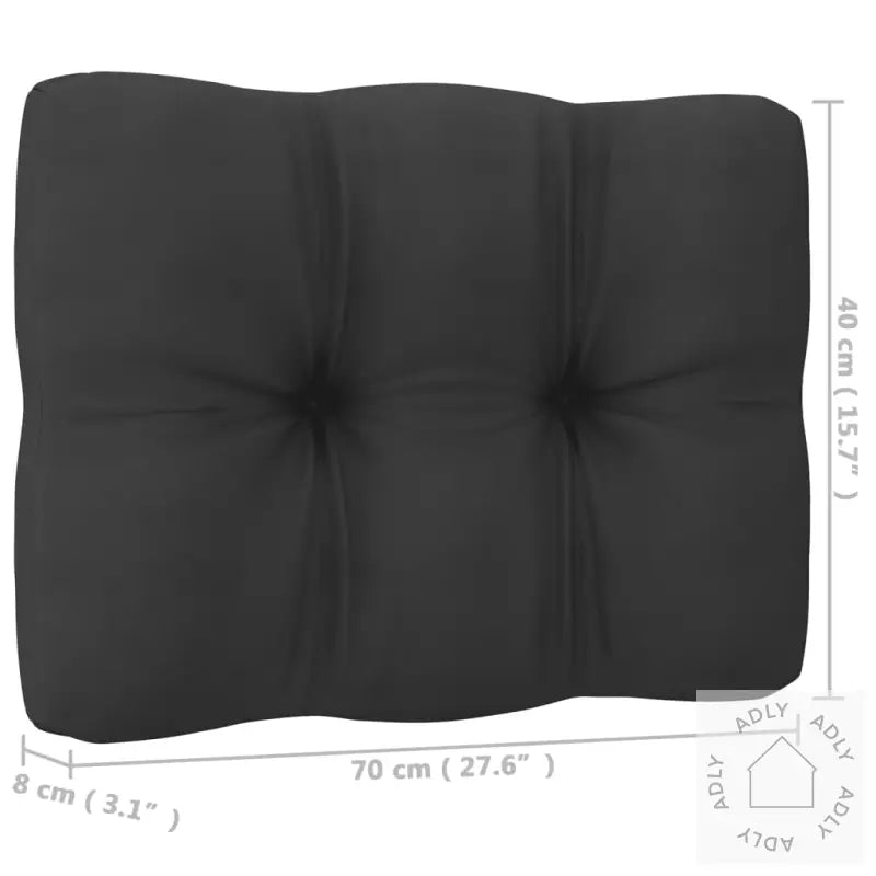 Hagesofa Med Puter 4-Seters Heltre Furu
