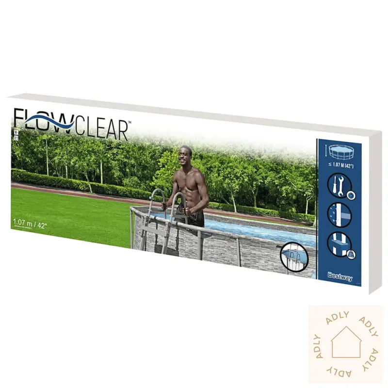 Bestway Bassengstige Flowclear 4-Trinns 107 Cm