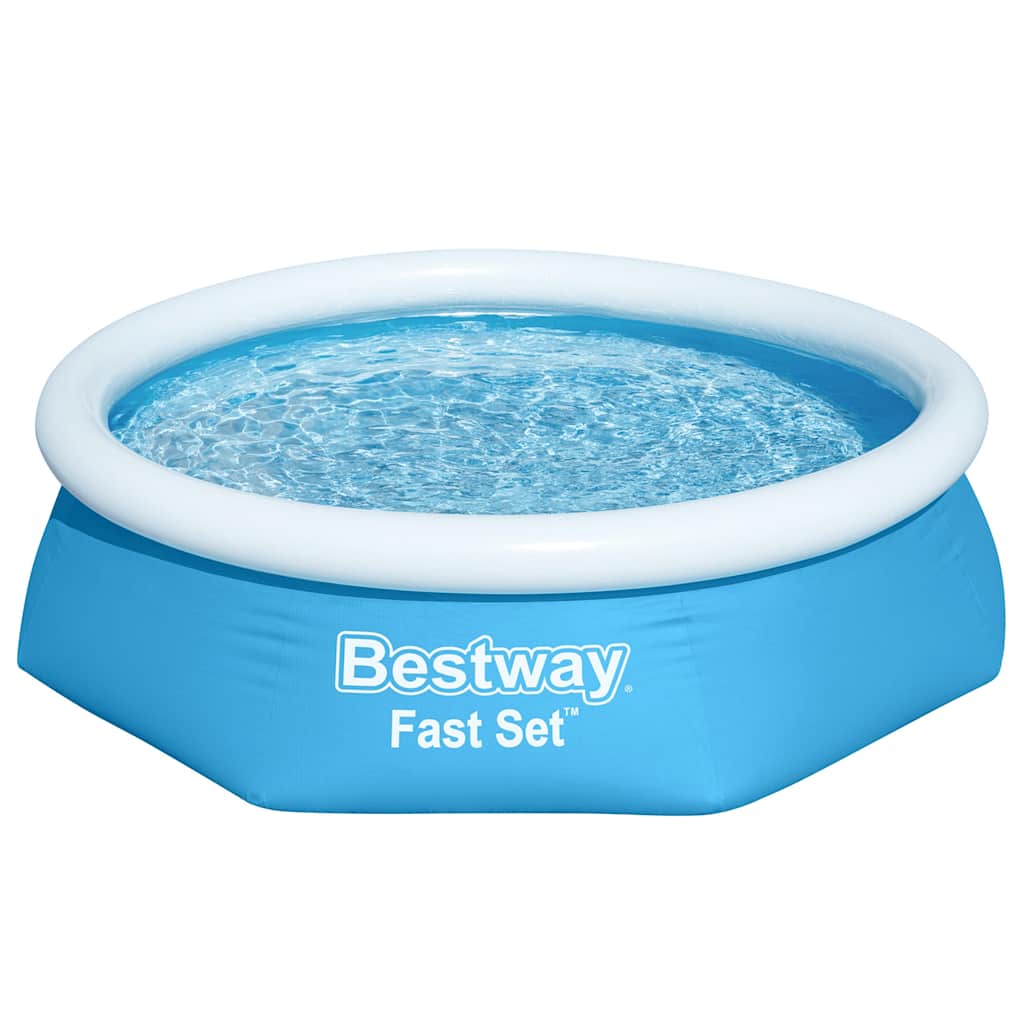 Oppblåsbart svømmebasseng Fast Set rundt 244x66 cm 57265