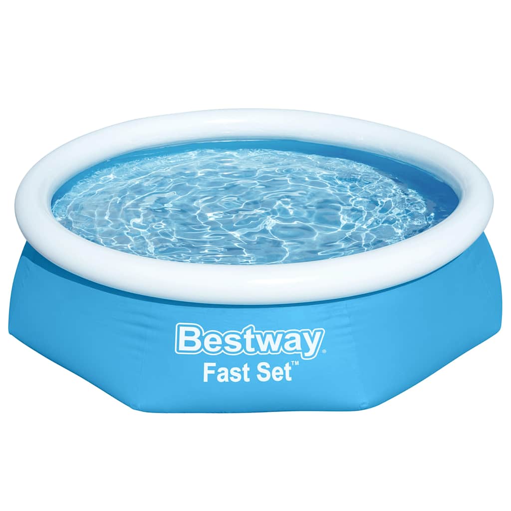 Oppblåsbart svømmebasseng Fast Set rundt 244x66 cm 57265
