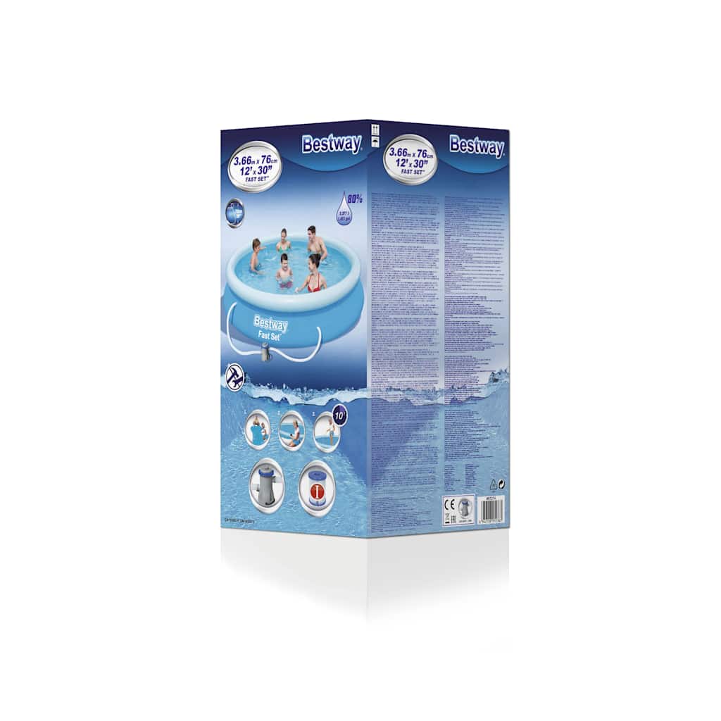 Bassengsett Fast Set 366x76 cm 57274