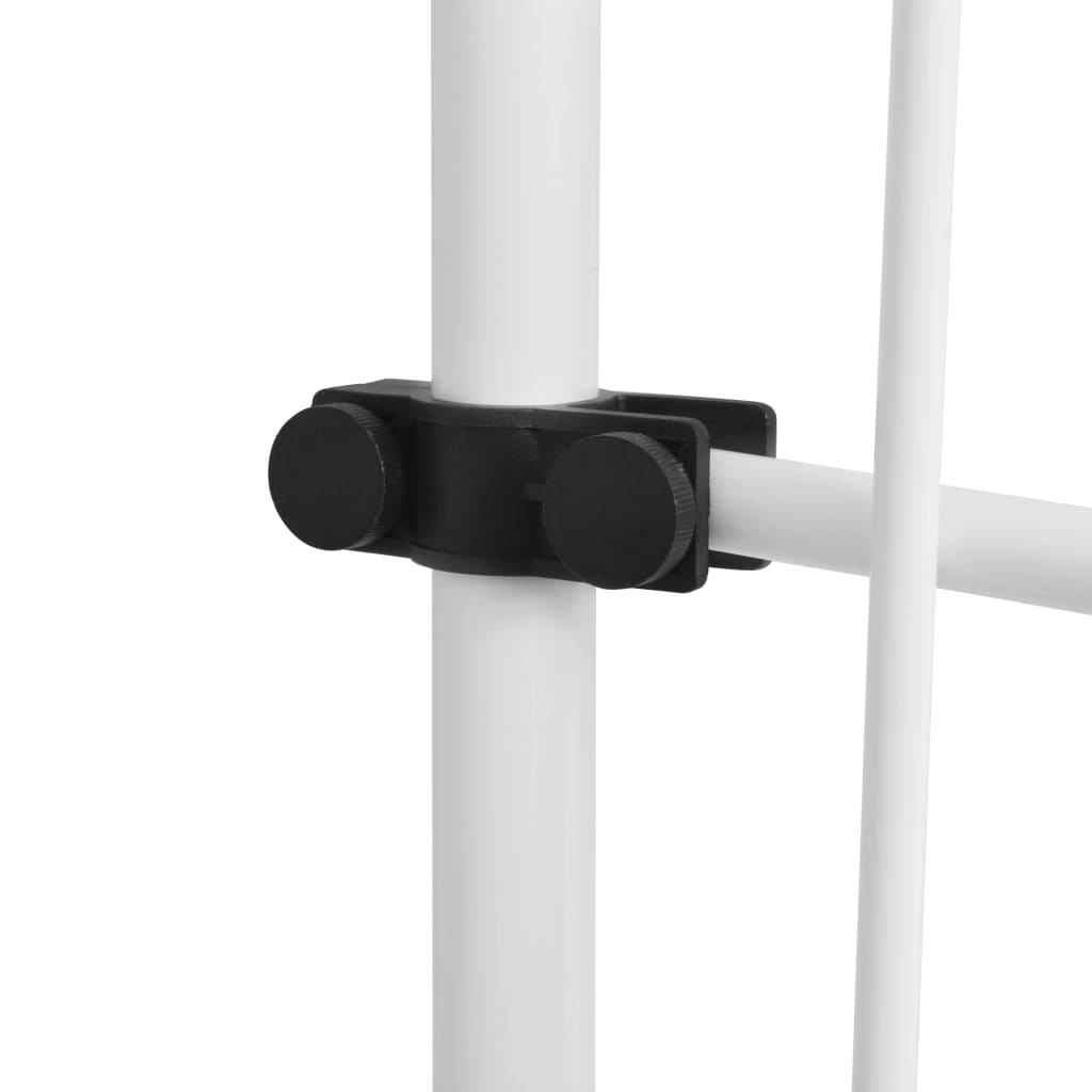 Manuell uttrekkbar markise 350 cm oransje og hvite striper