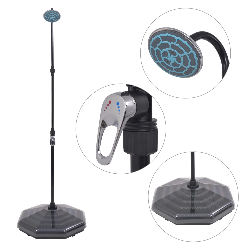 Soloppvarmet dusj 20 L Aluminium HDPE