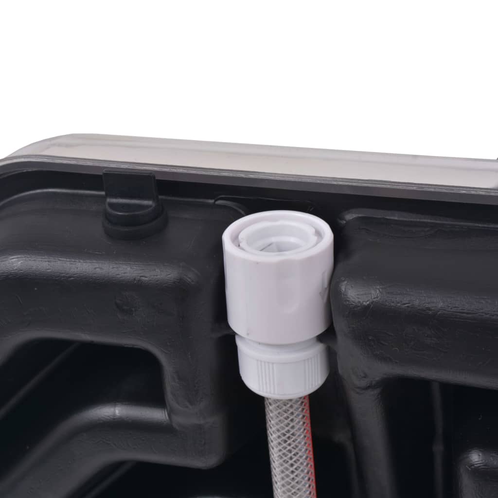 Soloppvarmet dusj 20 L Aluminium HDPE