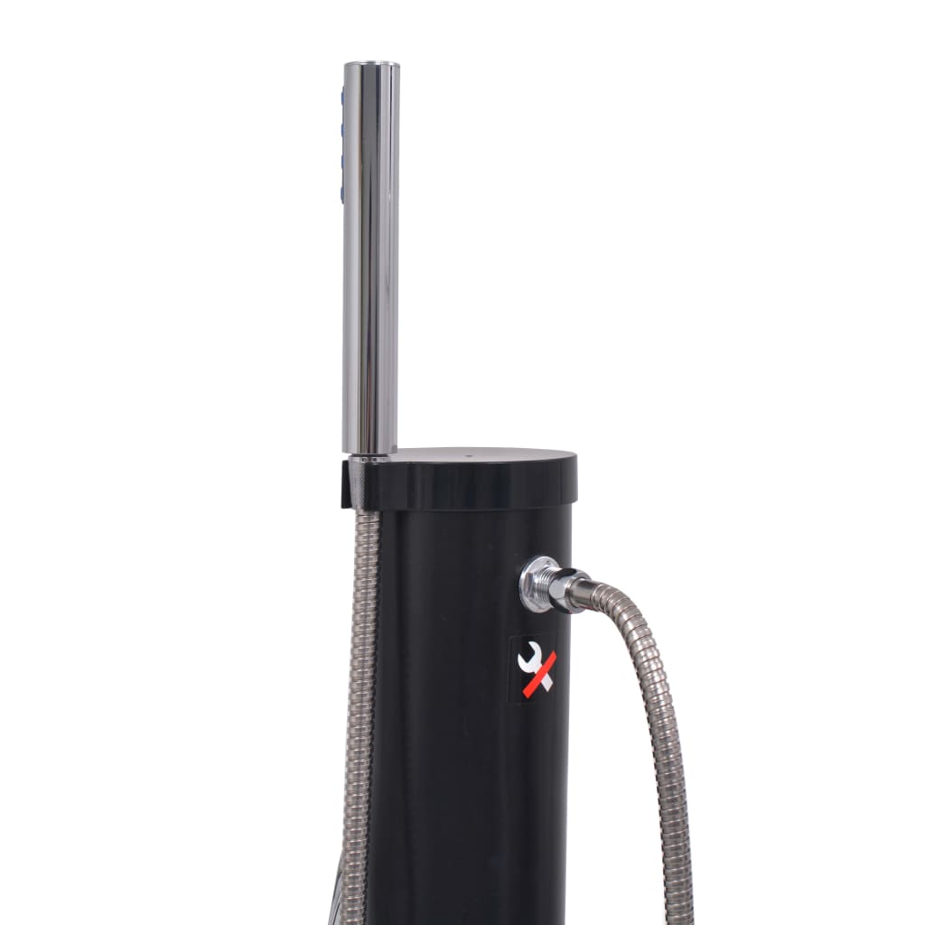 Soloppvarmet dusj 8 L PVC stål