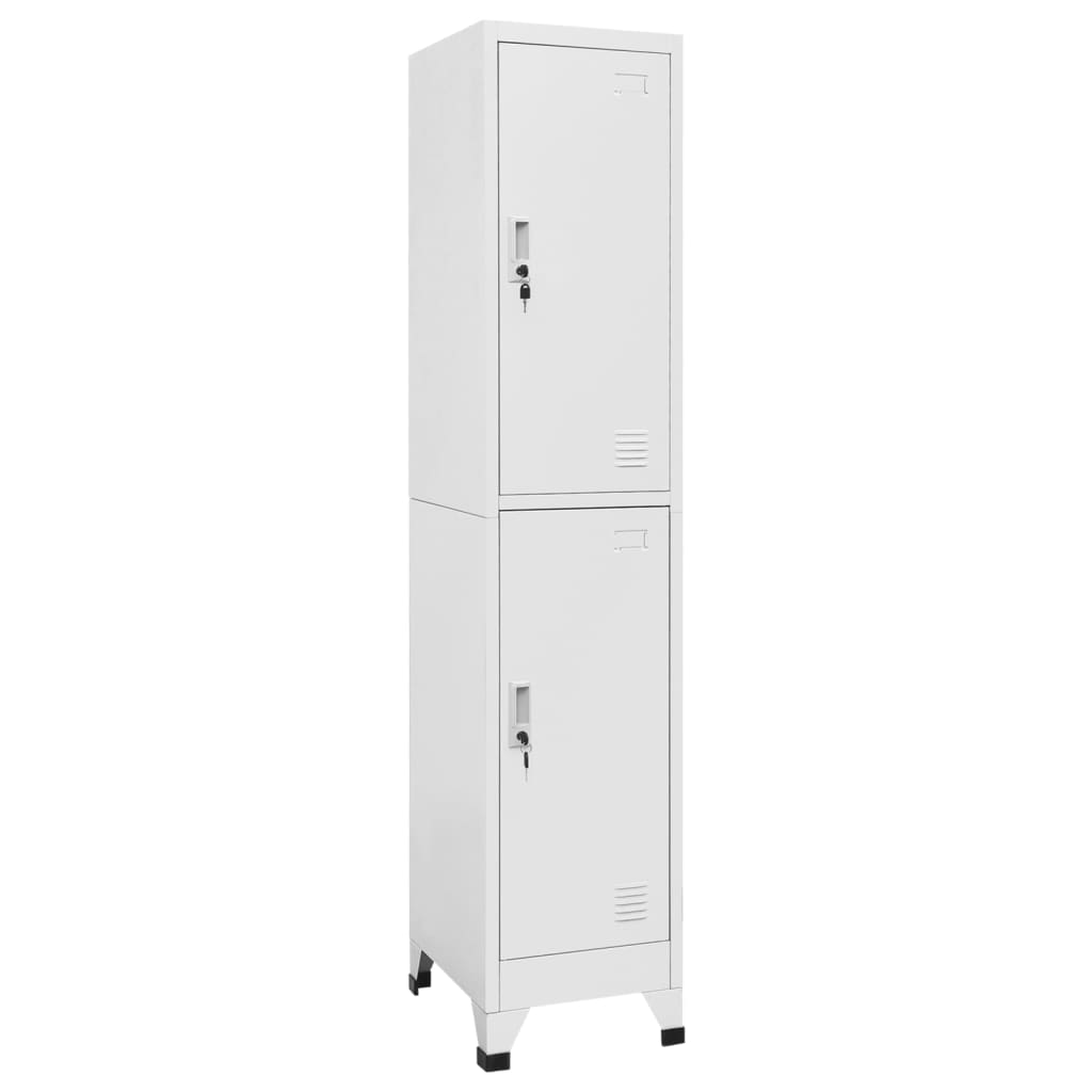 Garderobeskap med 2 rom 38x45x180 cm