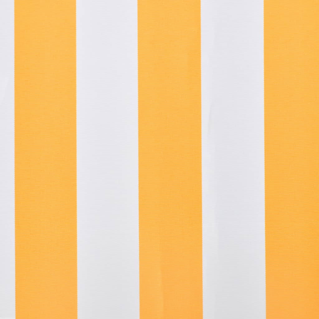 Markiseduk 450x300 cm oransje og hvit