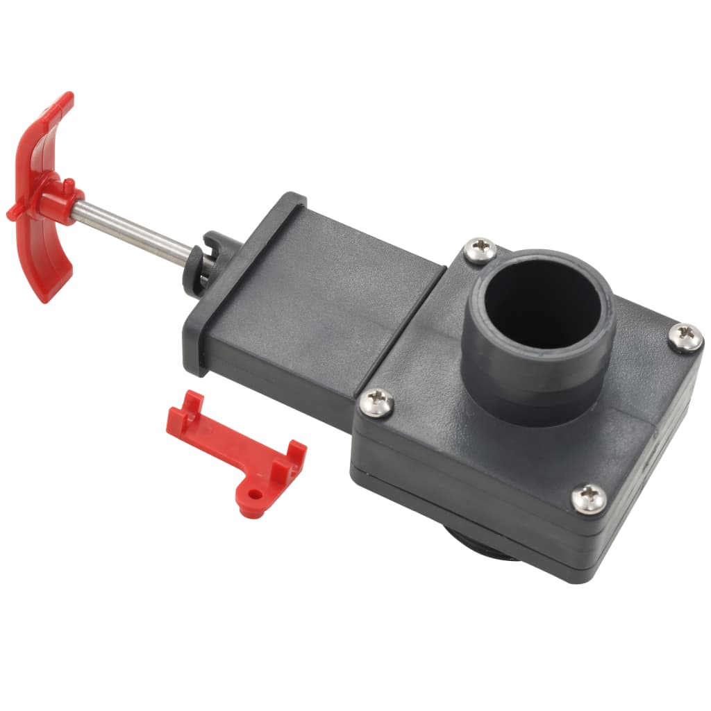 Bassengportventil 2 stk 1,5"