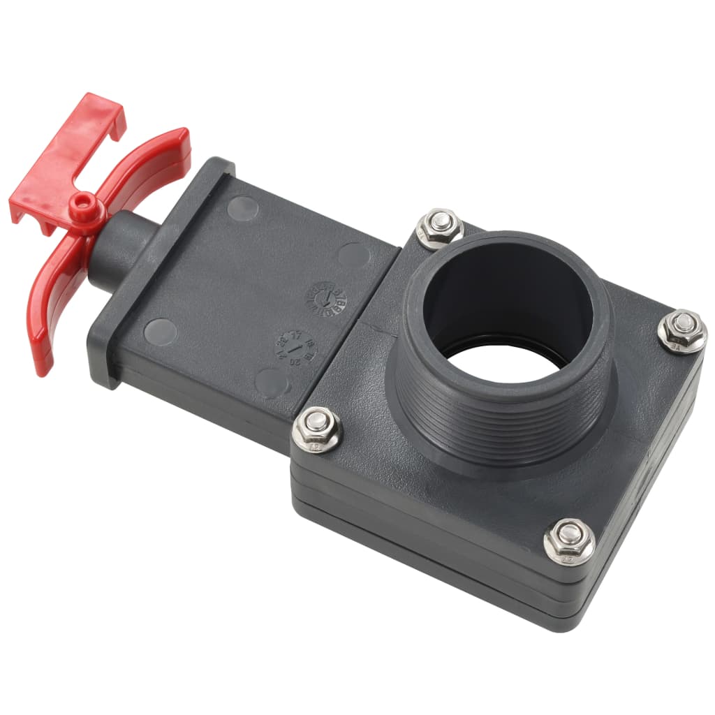 Bassengportsventil 2 stk 1,5"