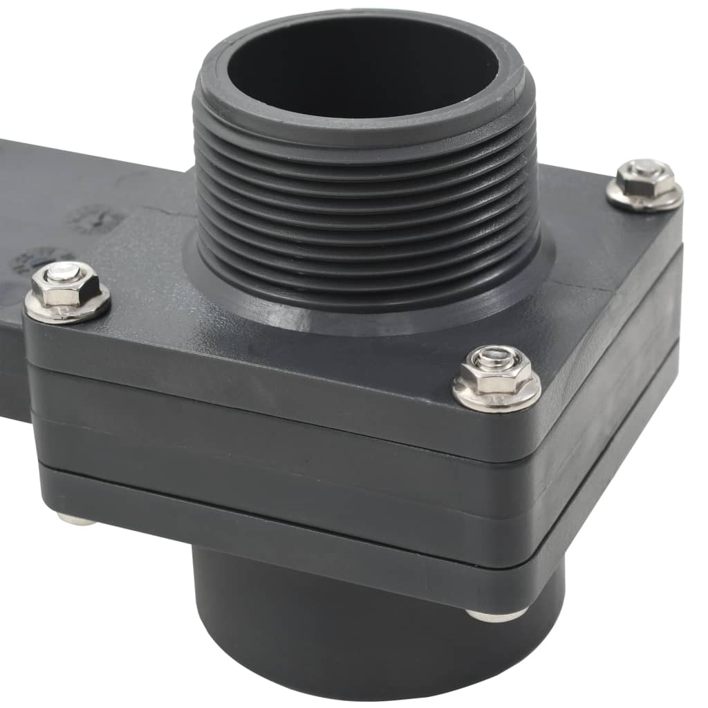 Bassengportsventil 2 stk 1,5"