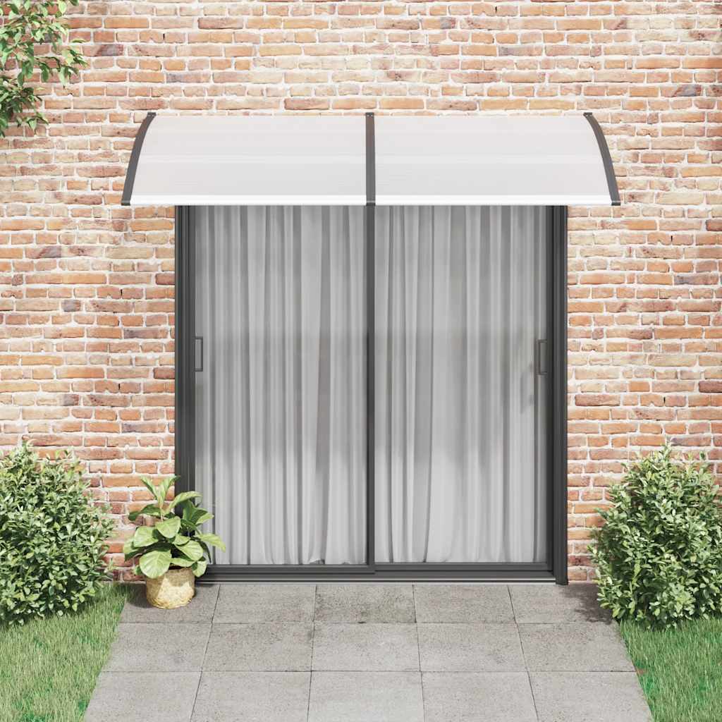 Skjermtak svart 200x100 cm PC