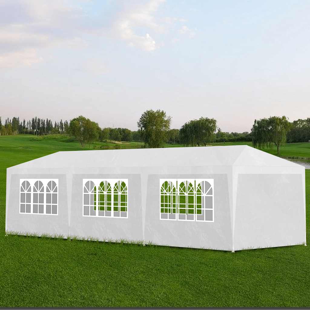 Festtelt 3x9 m hvit