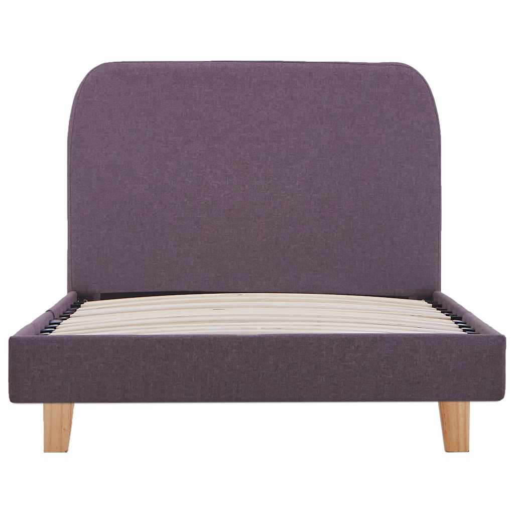 Sengeramme uten Madrass Taupe Stoff 90x190 cm