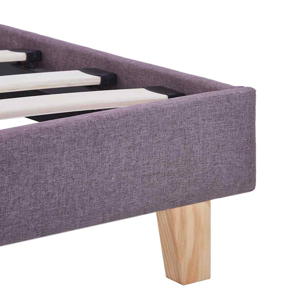 Sengeramme uten Madrass Taupe Stoff 90x190 cm