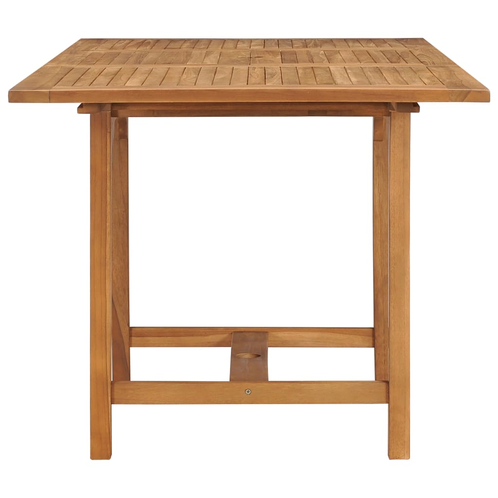 Uttrekkbart hagebord (110-160)x80x75 cm heltre teak