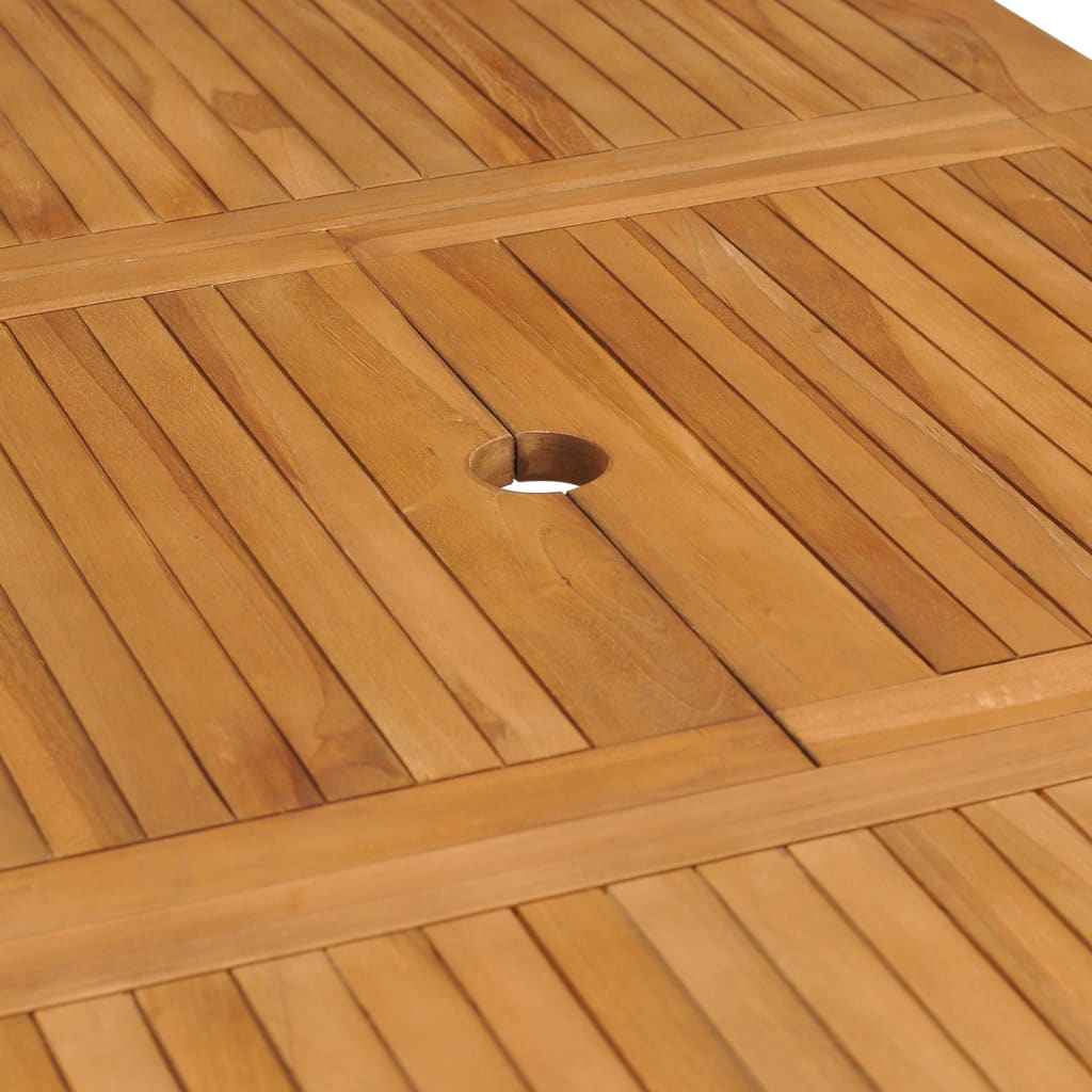 Uttrekkbart hagebord (110-160)x80x75 cm heltre teak
